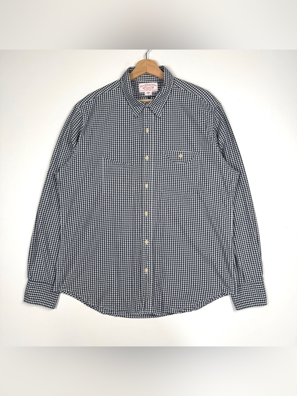 Filson Gingham Checkered Long Sleeve Buttonup Shirt Mens XL Outdoors Casual